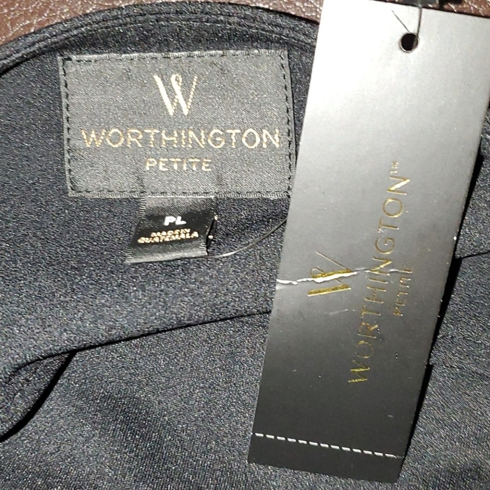 NWT Women's Worthington petite black blazer sz PL - Picture 6 of 6